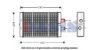 MERCE 0008356601 Heat Exchanger, interior heating